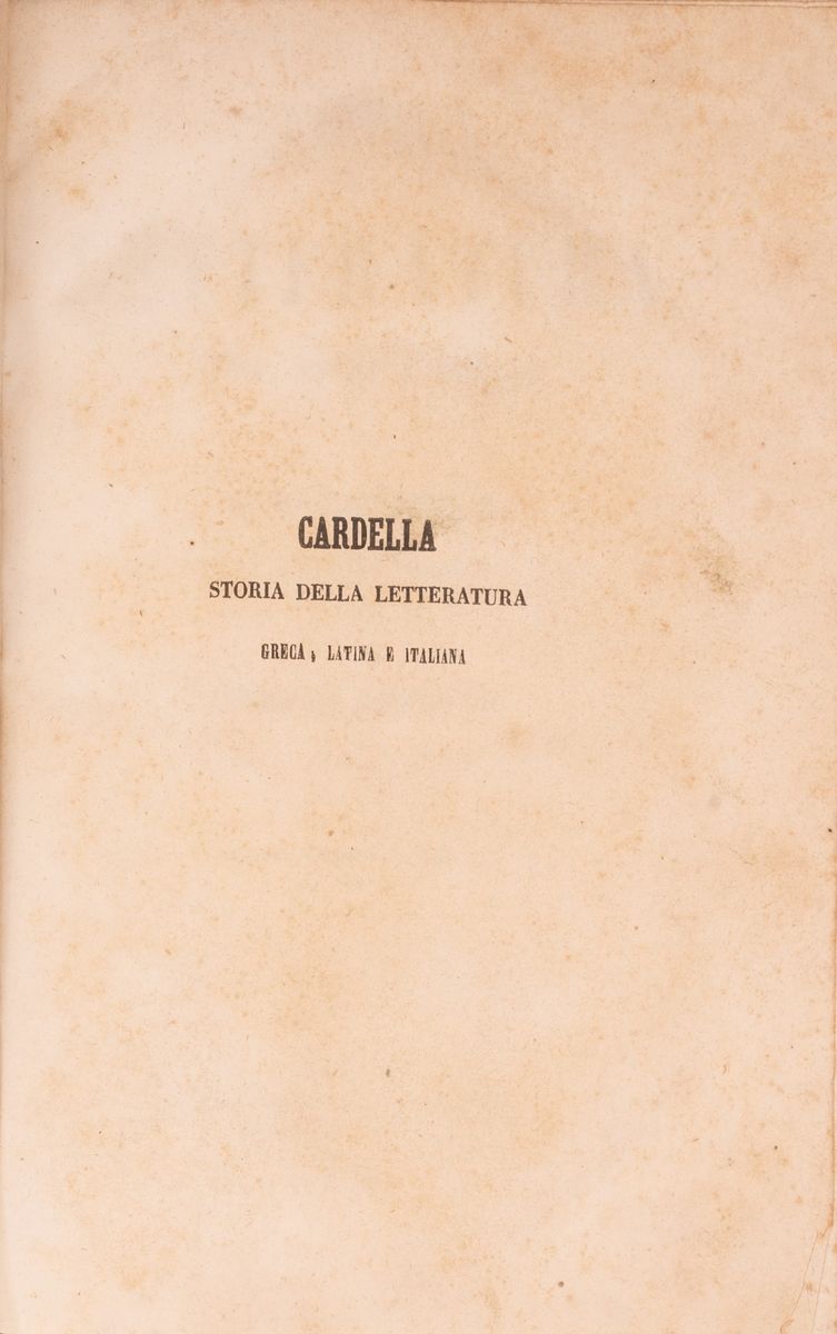 Storia della Letteratura Greca Latina Italiana