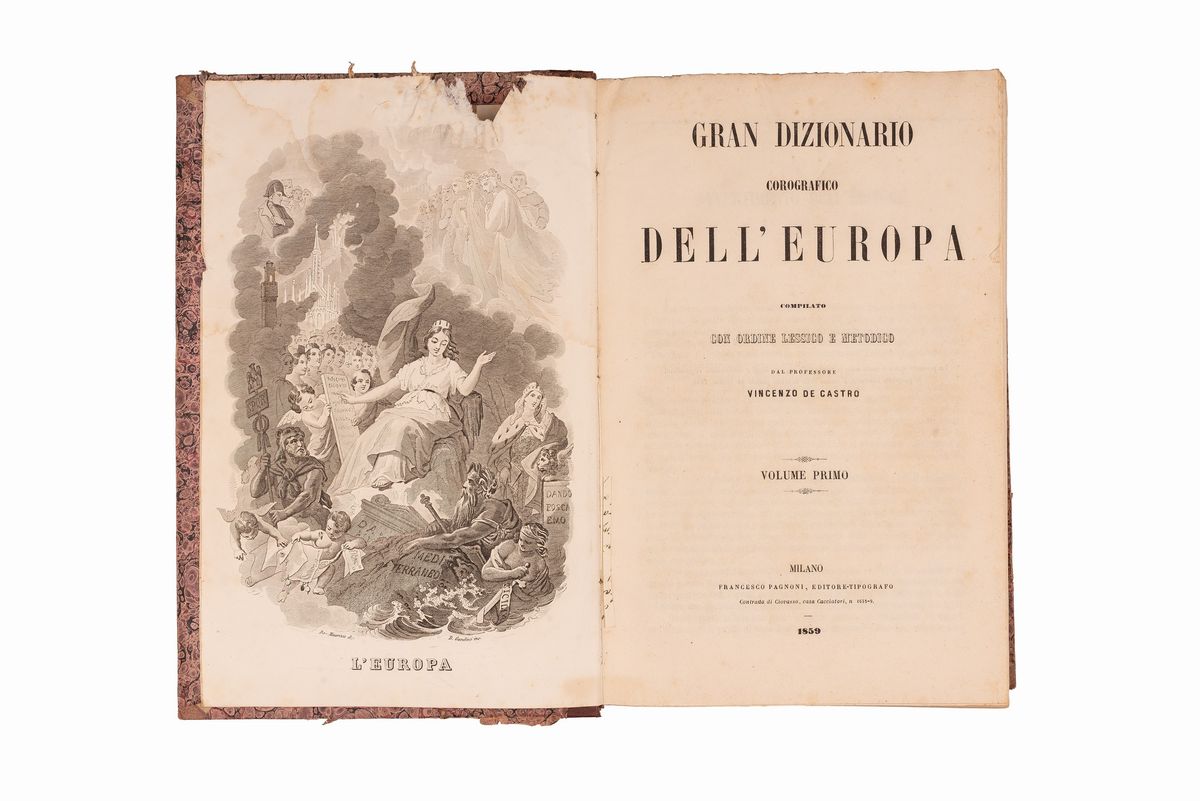 Gran Dizionario Corografico Dell'europa Compilato con Ordine Lessico e Metodico