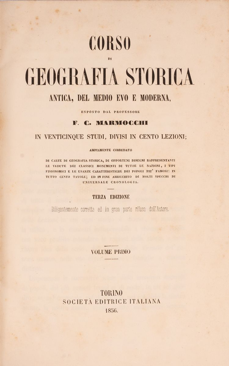 Corso di Geografia Storica Antica