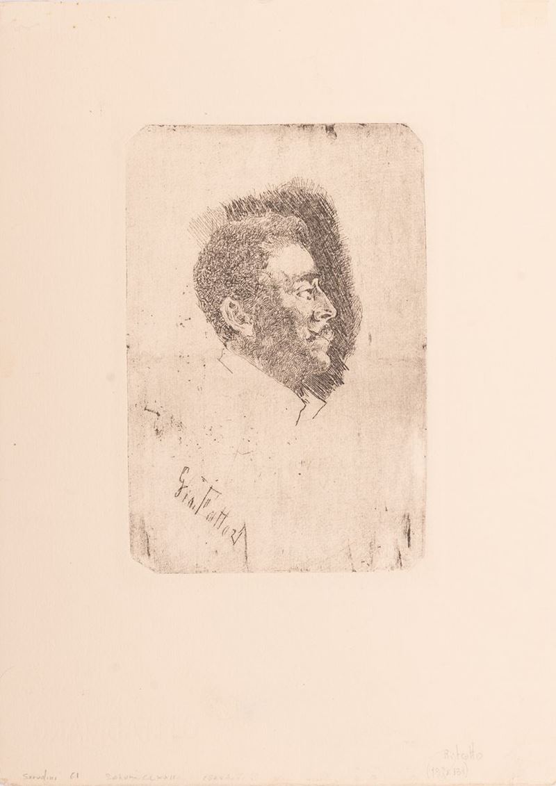 Giovanni Fattori - Testa D'uomo