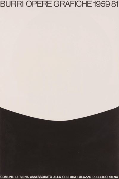 Manifesto Siena - Opere Grafiche 1981