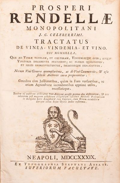 Tractatus De Vinea, Vindemia Et Vino