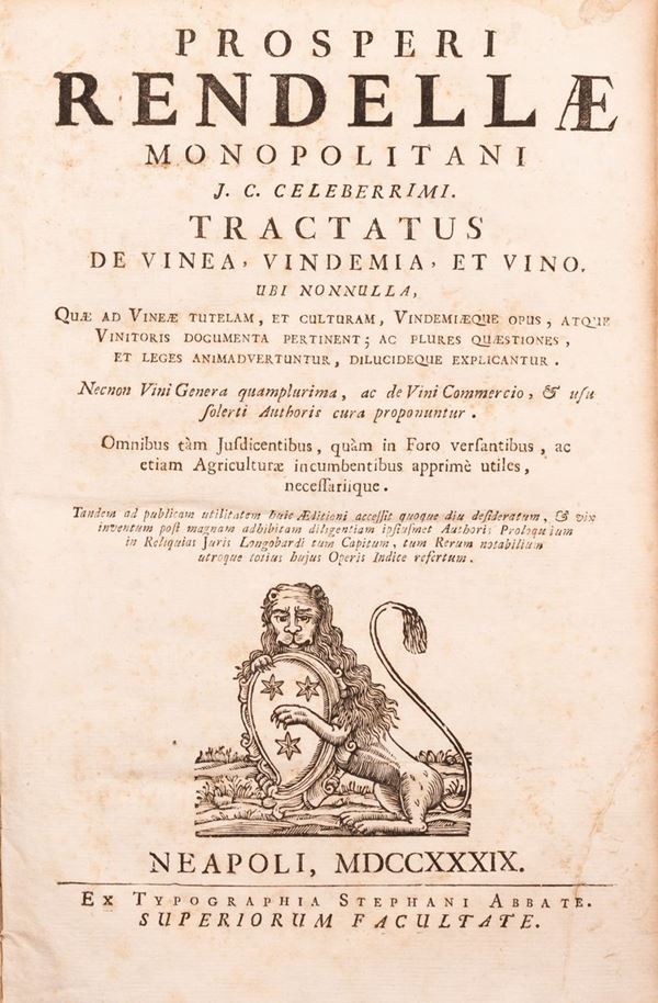 Tractatus De Vinea, Vindemia et vino
