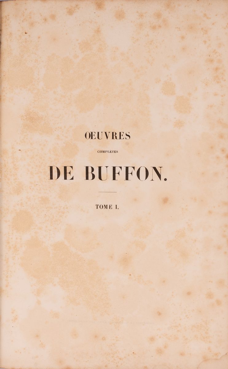 Buffon, Storia Naturale...(12 Volumi in 6 Tomi)