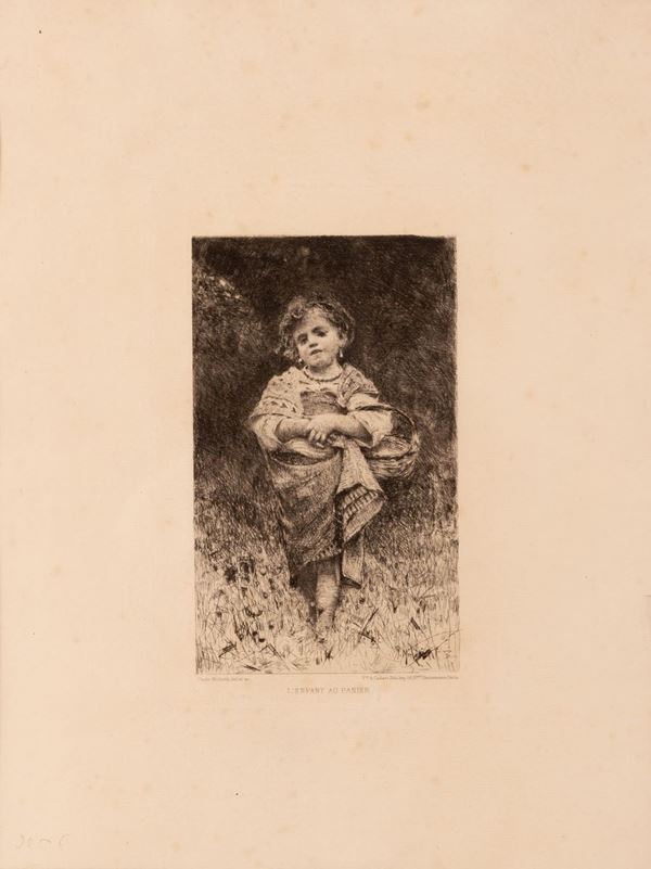 Francesco Paolo Michetti - L'enfant au paniere 