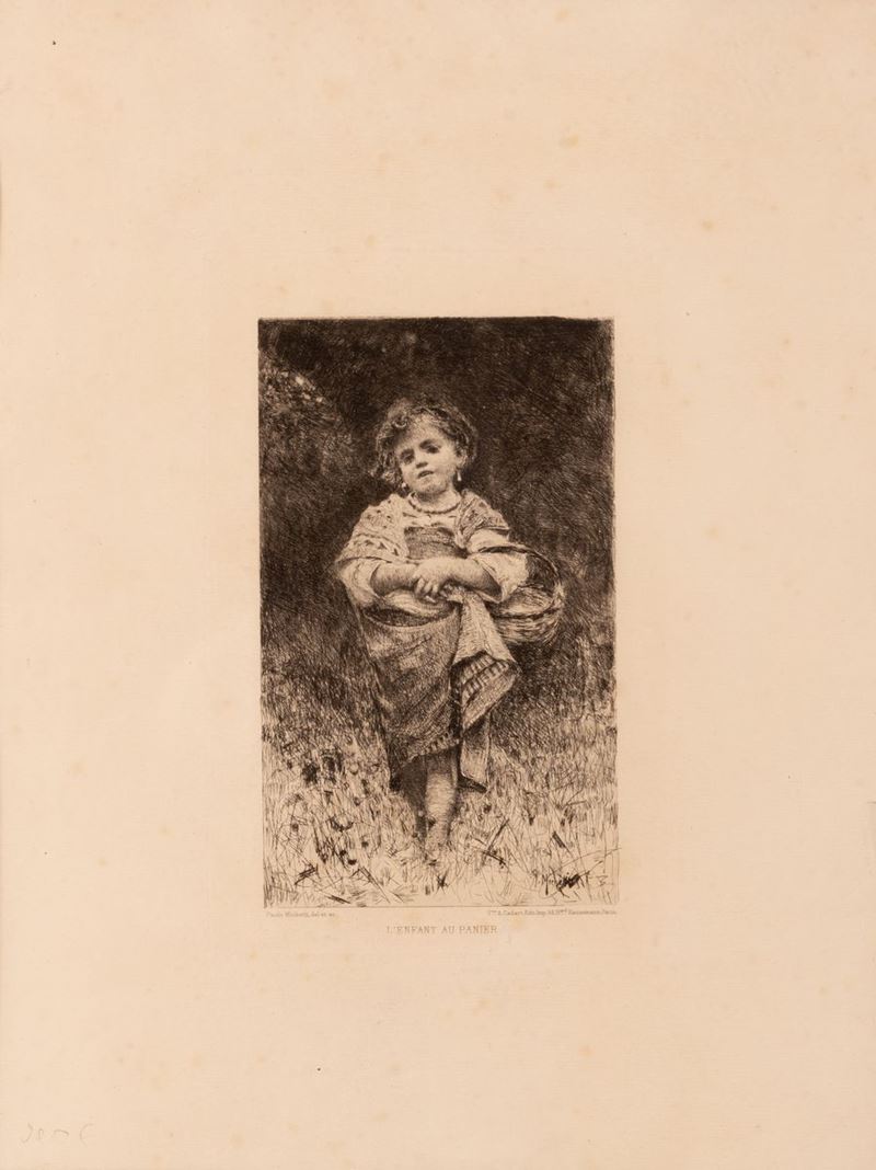 Francesco Paolo Michetti - L'enfant Au Paniere