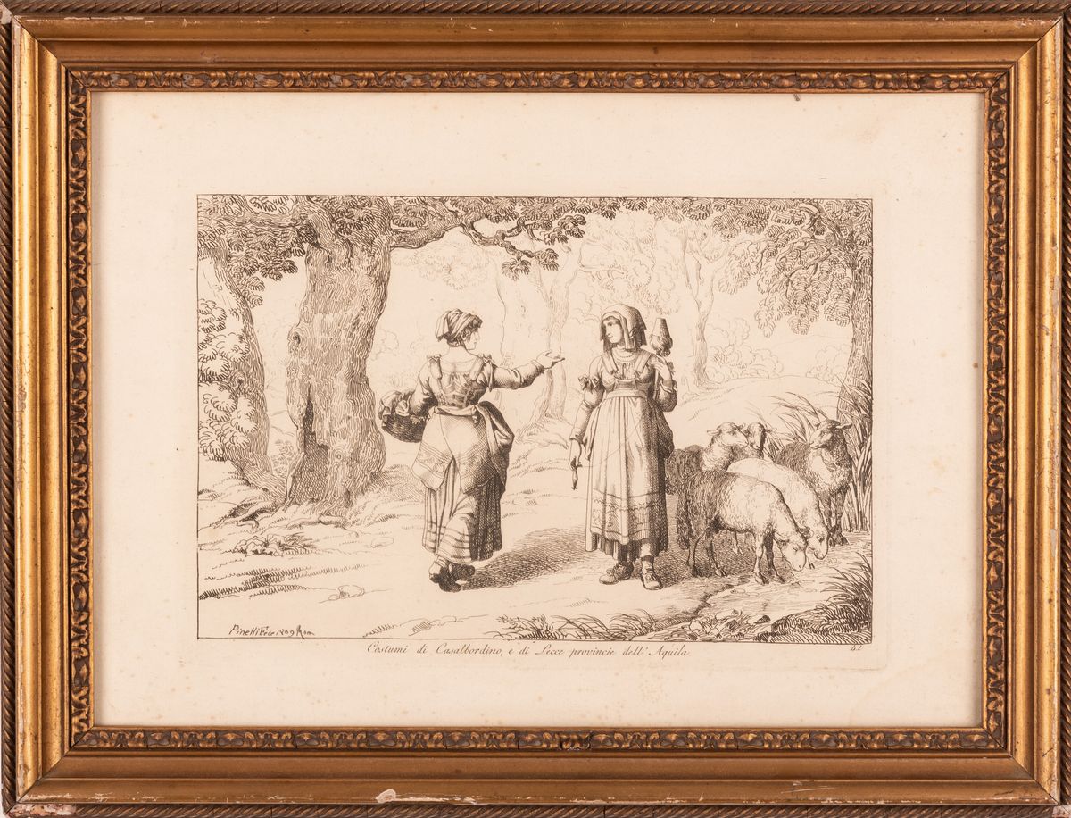 Bartolomeo Pinelli - Costumi di Casalbordino, e di Lecce Provincie Dell'aquila