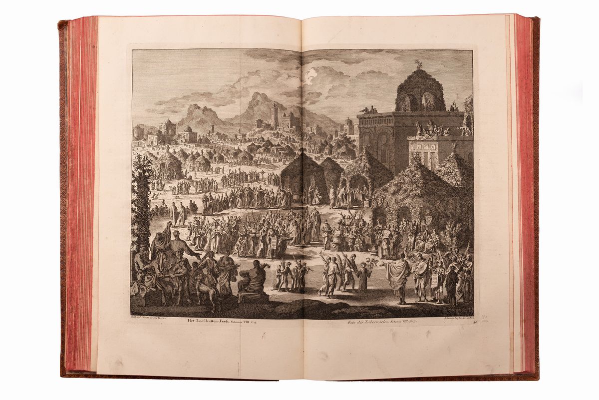 Histoire Les Plus Remarquables De L'ancien Et Du Noveau Testament Gravès En Cuivre Par le Celebre...