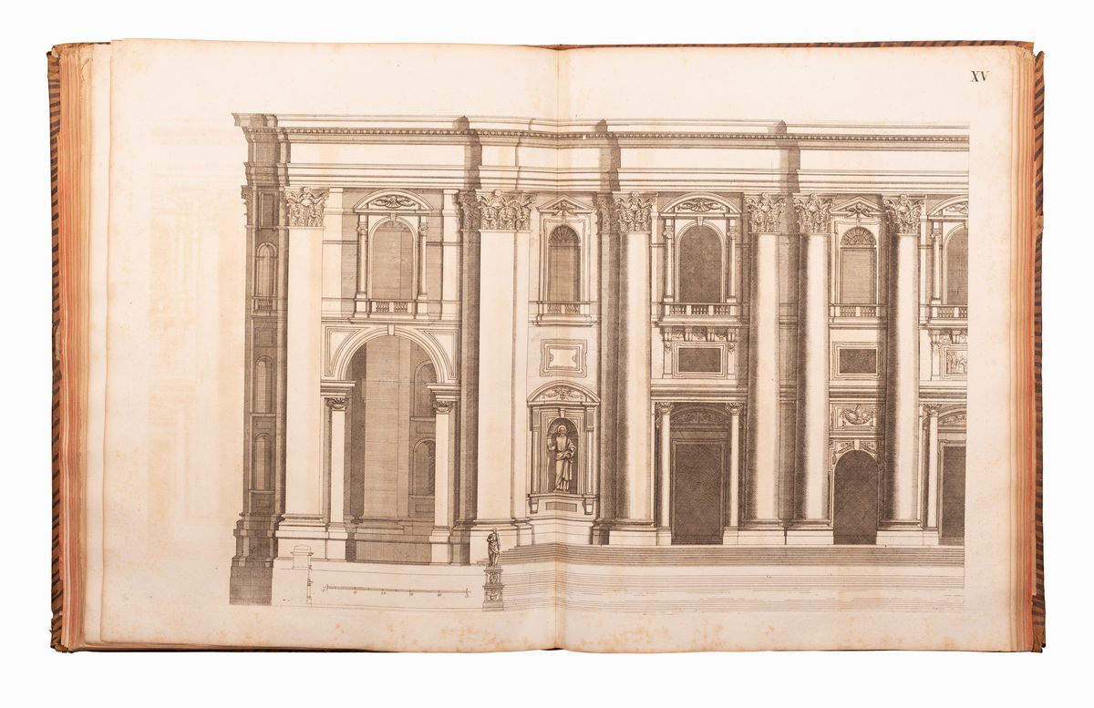 Architettura della Basilica di S. Pietro in Vaticano Opera di Bramante Lazzari Michel Angelo Bona...