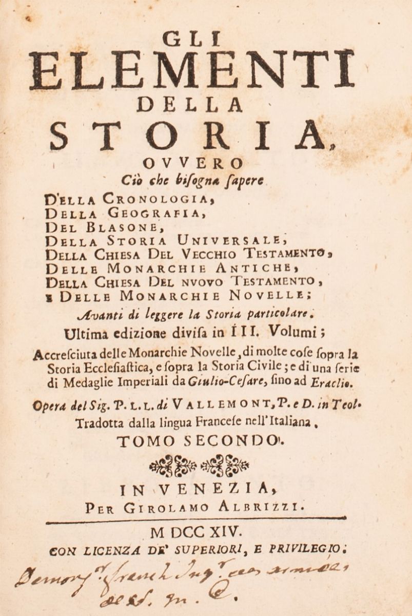 Gli Elementi della Storia