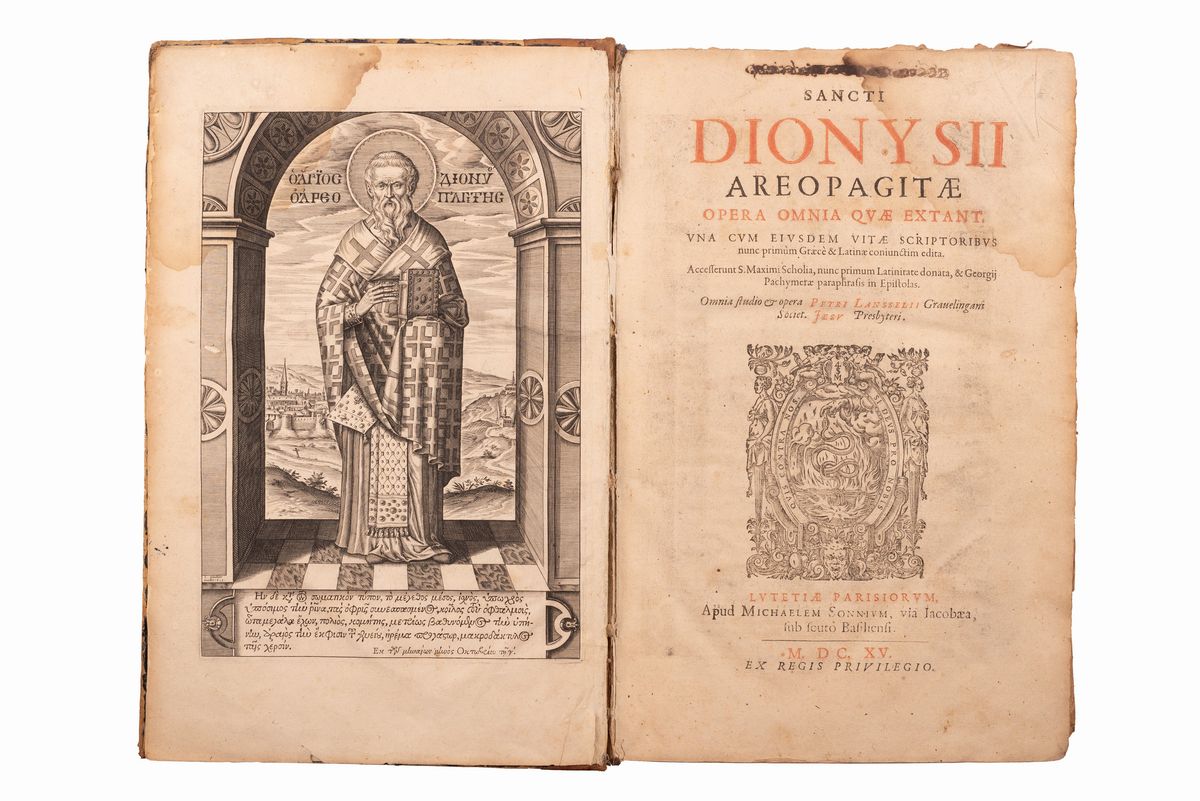 Sancti Dionysii Areopagitae Opera Omnia