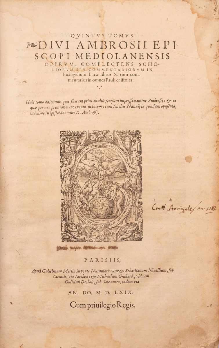 Divi Ambrosii Episcopi Mediolanensis - Quintus Tomus