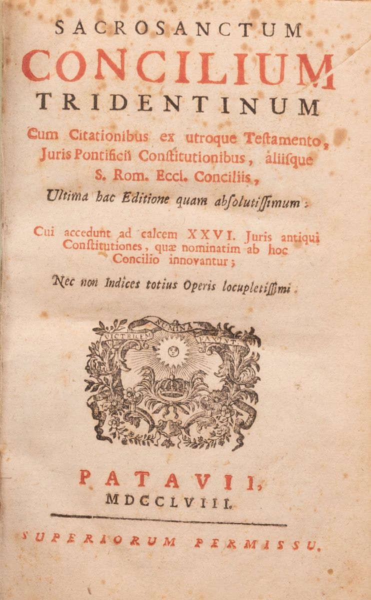 Concilio di Trentosacrosanctum Concilium Tridentinum