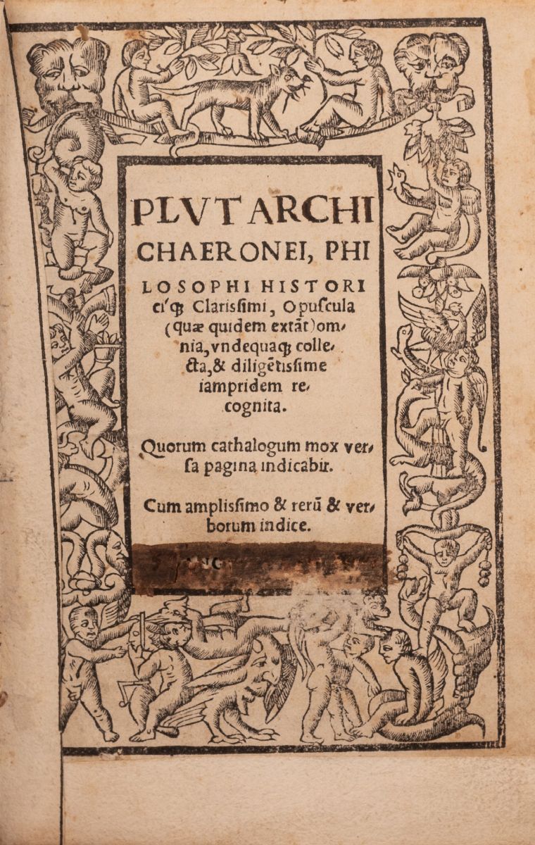 Plutarchi Chaeronei, ... Opuscula