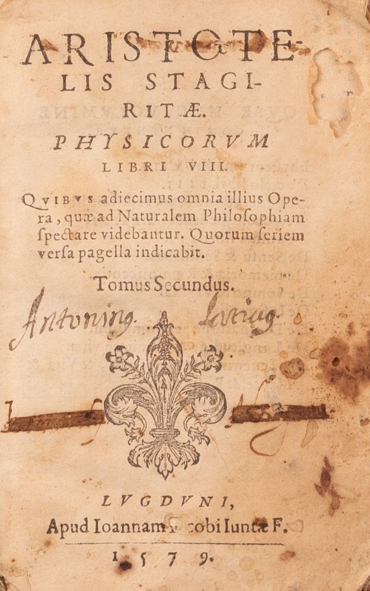Aristotelis Stagiritae Libri Omnes