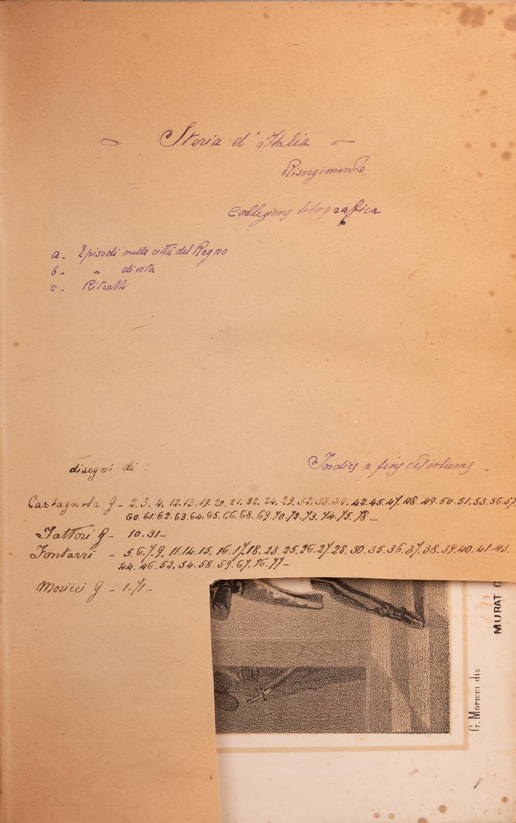 Storia D'italia Risorgimento Collezione Litografica