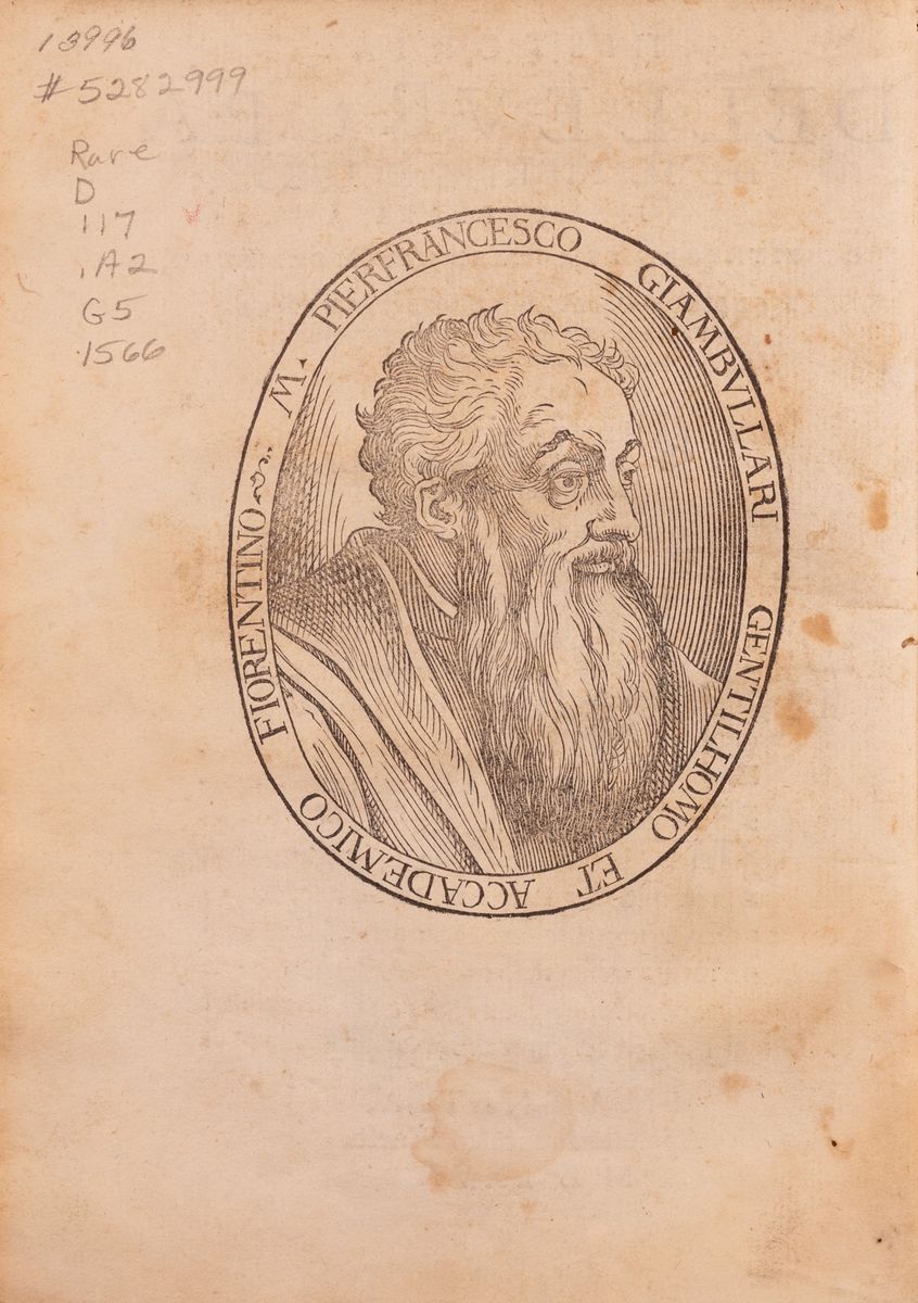 Historia Dell'europa di M. Pierfrancesco Giambullari