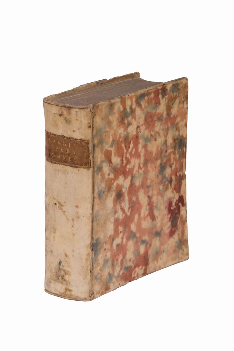 Christiani Langii Patalogia Animata Francofurti Ad Moenum 1688