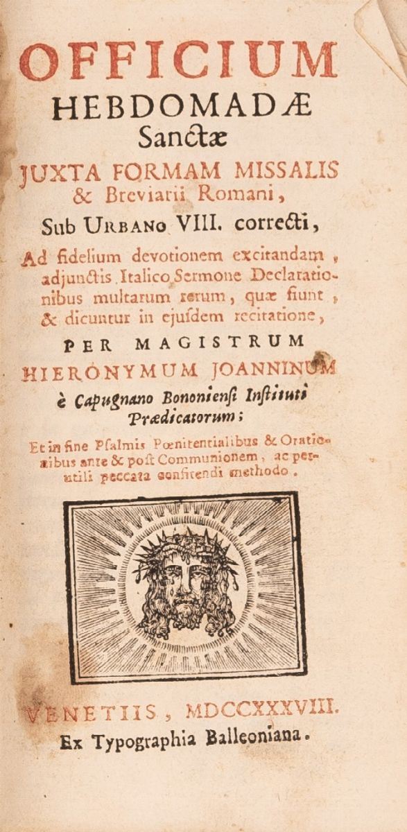 OFFICIUM HEBDOMADAE SANCTAE