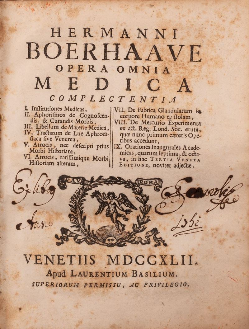 Opera Omnia Medica, Quorum Series Post Praefationem Subjicitur