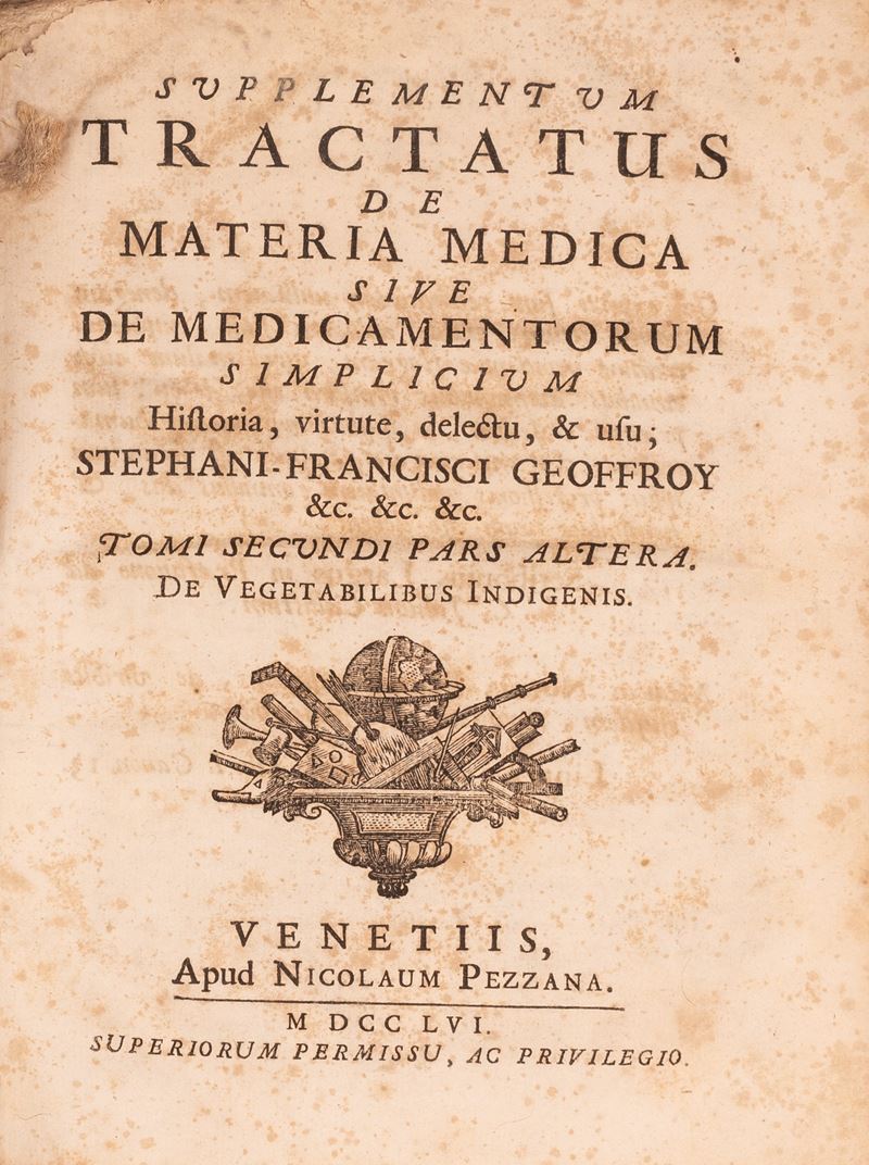 Supplementum Tractatus De Materia Medica