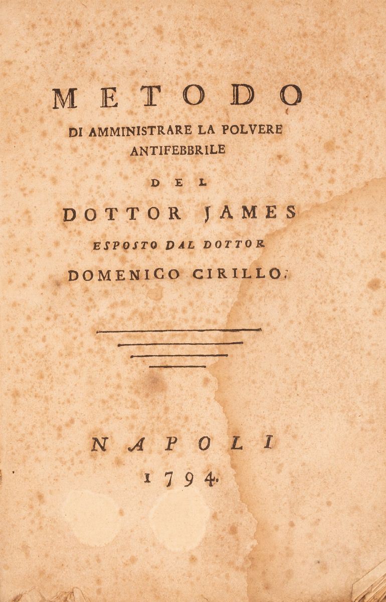 Metodo di Amministrare la Polvere Antifebbrile