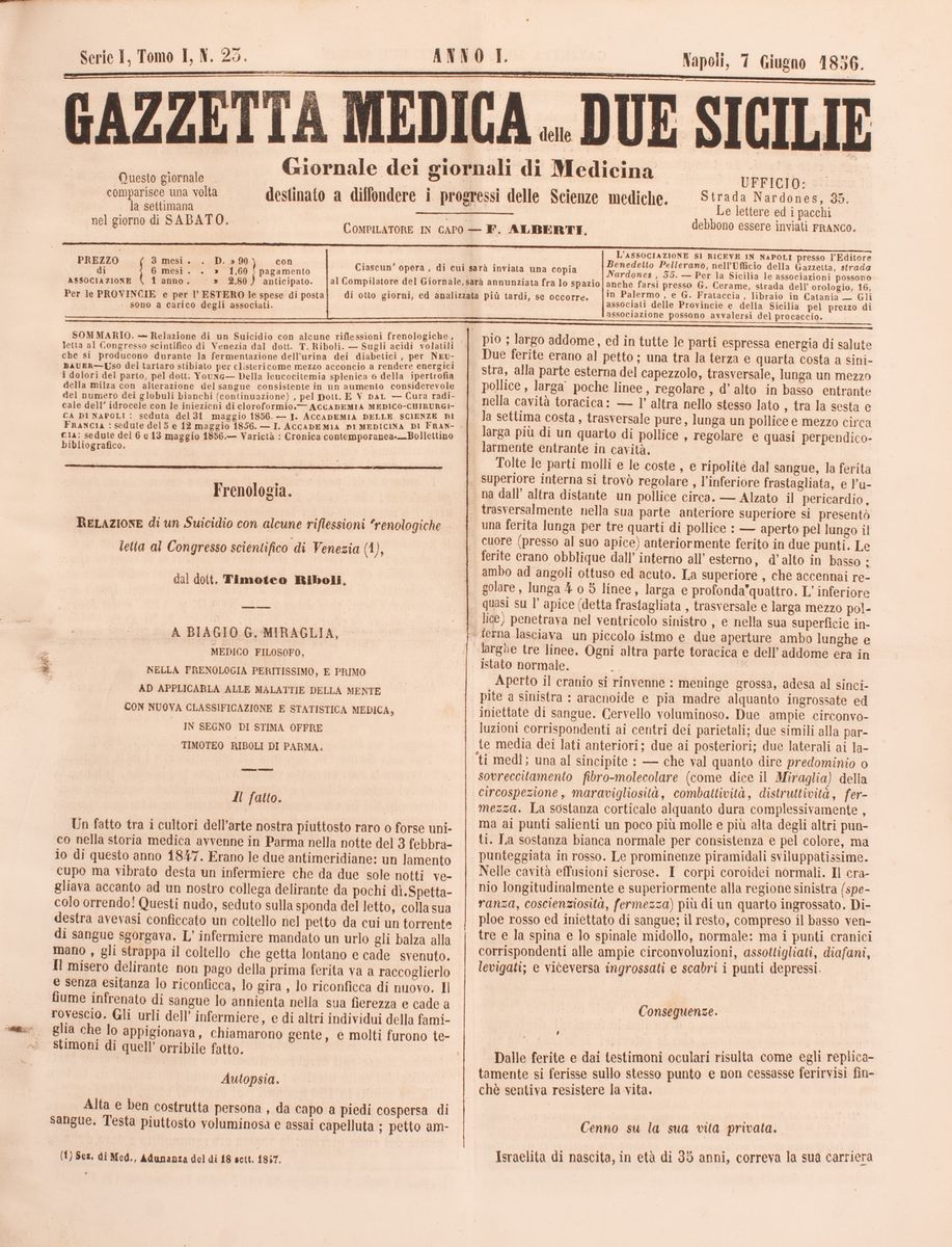 Gazzetta Medica delle Due Sicilie... Compilato da Francesco Alberti