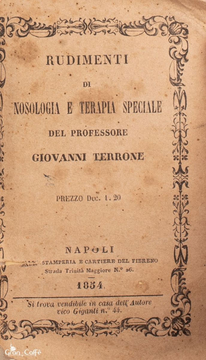 Rudimenti di Nosologia e Terapia Speciale