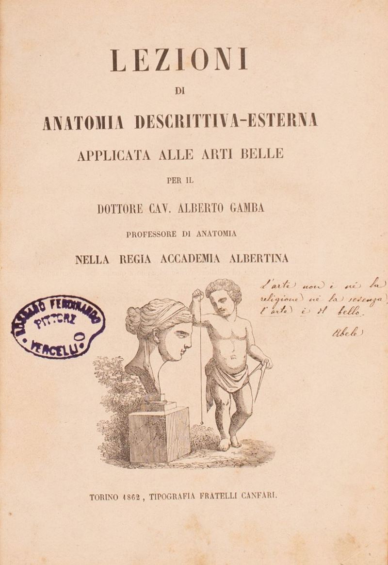 Lezioni di Anatomia Descrittiva-esterna Appicata alle Arti Belle