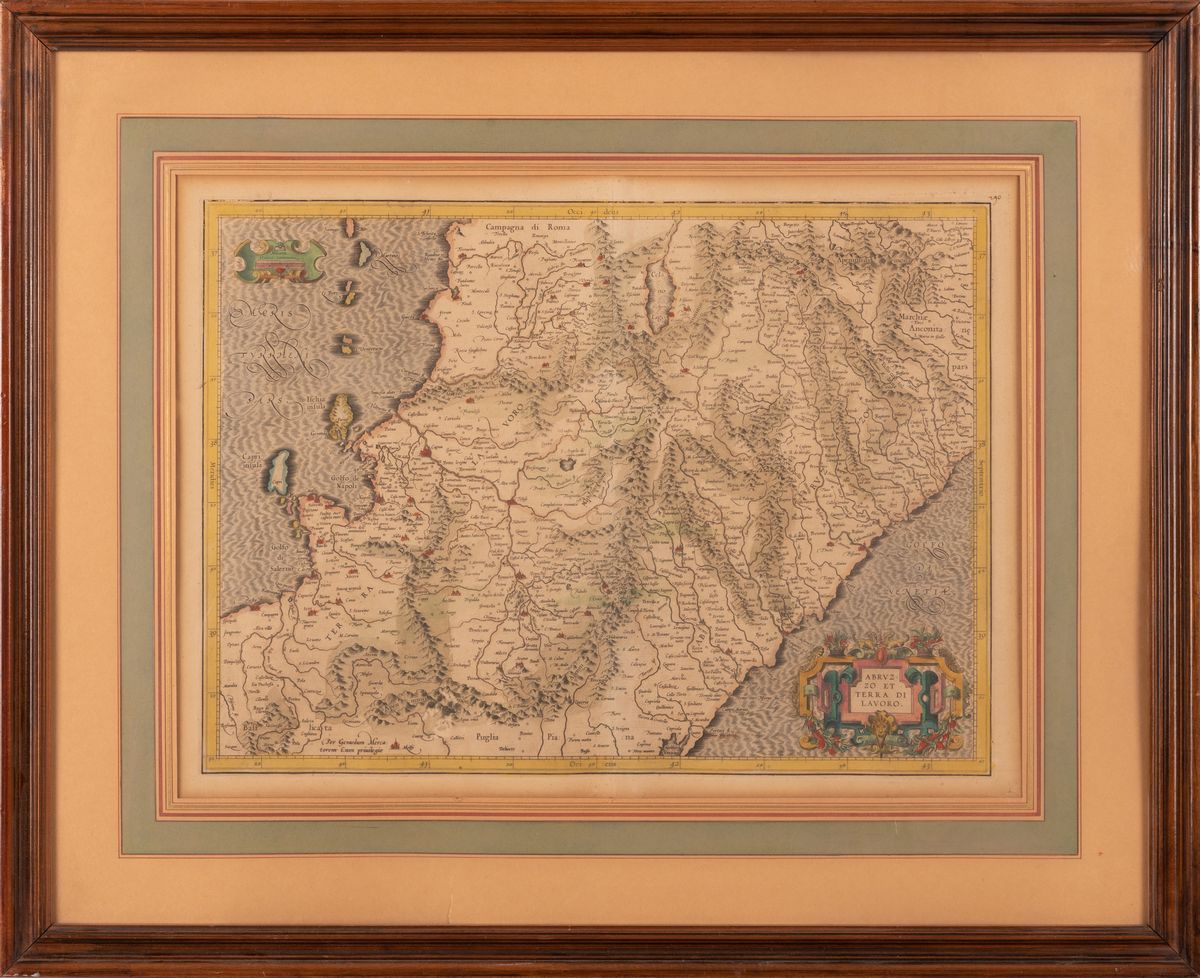 Carta Geografica Abruzzo Et Terra di Lavoro