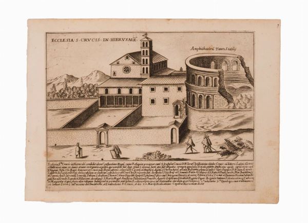 "ECCLESIA S. CRUCIS IN IERUSALE"  - Auction Libri Antichi, Incisioni e Disegni - Gliubich Casa d'Aste