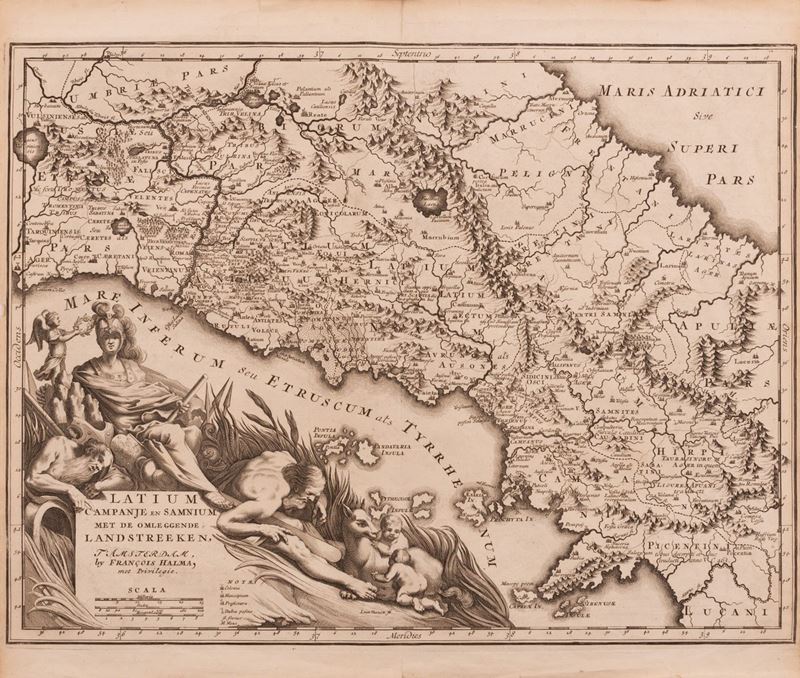 Latium Campania Et Samnium Cum Eorum Circum-adjacentibus Regionibus