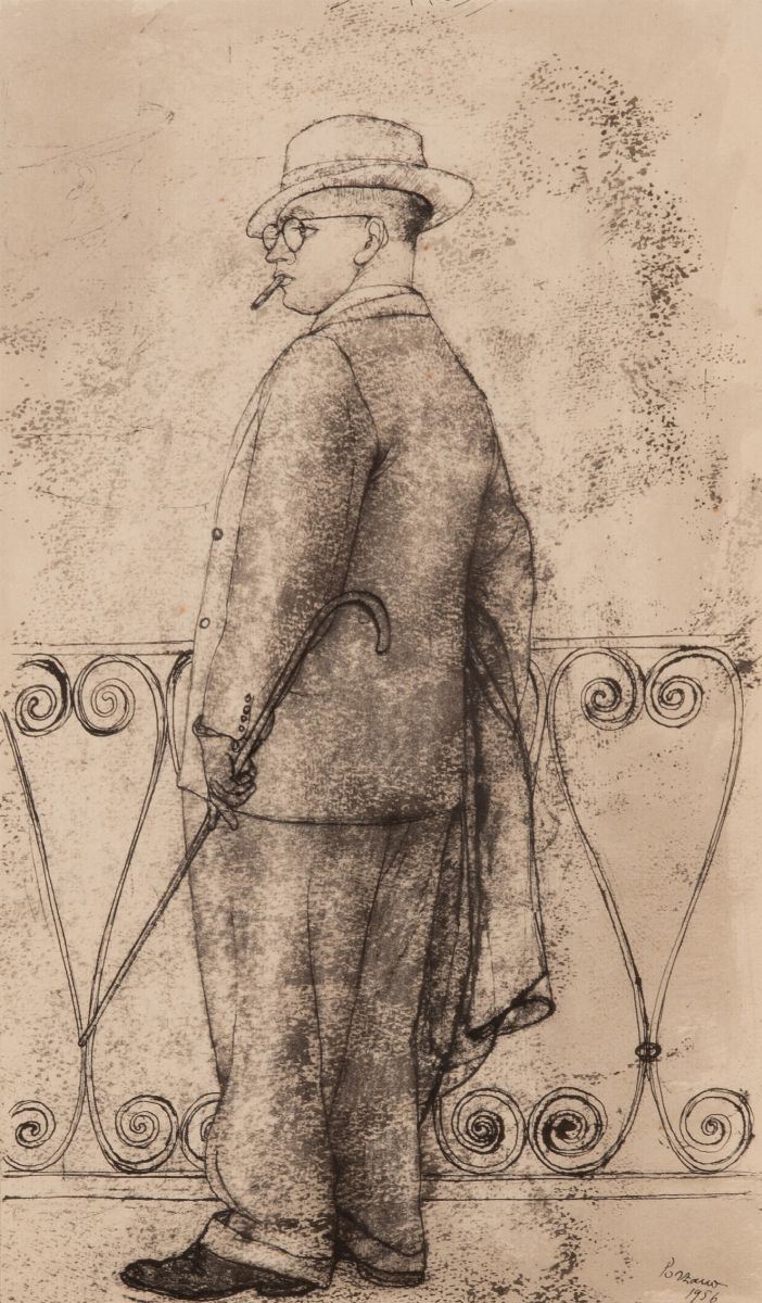 Giacomo Porzano - Uomo con Bastone