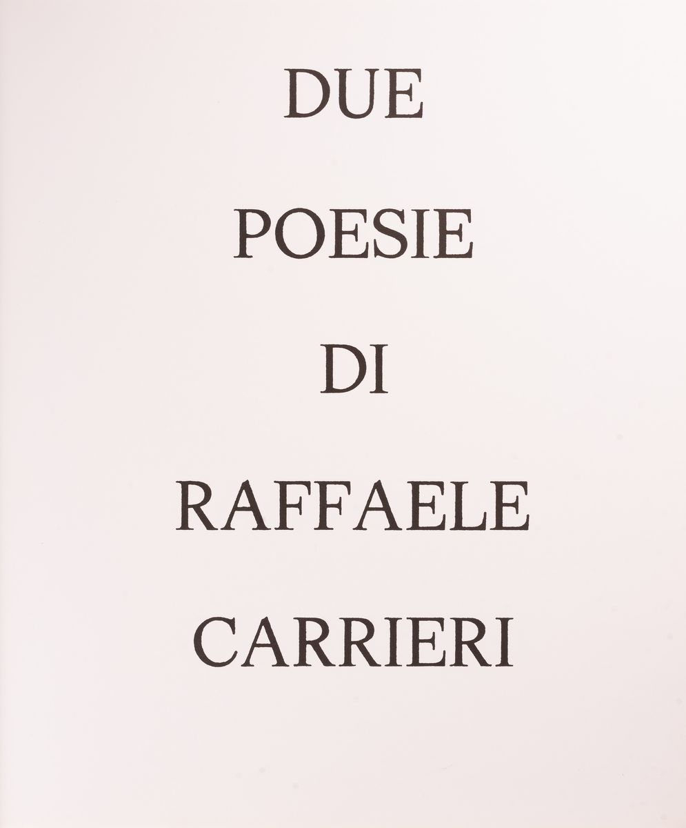 Arturo Carmassi - Cartella con Acqueforti - chi È Passato Prima di Me