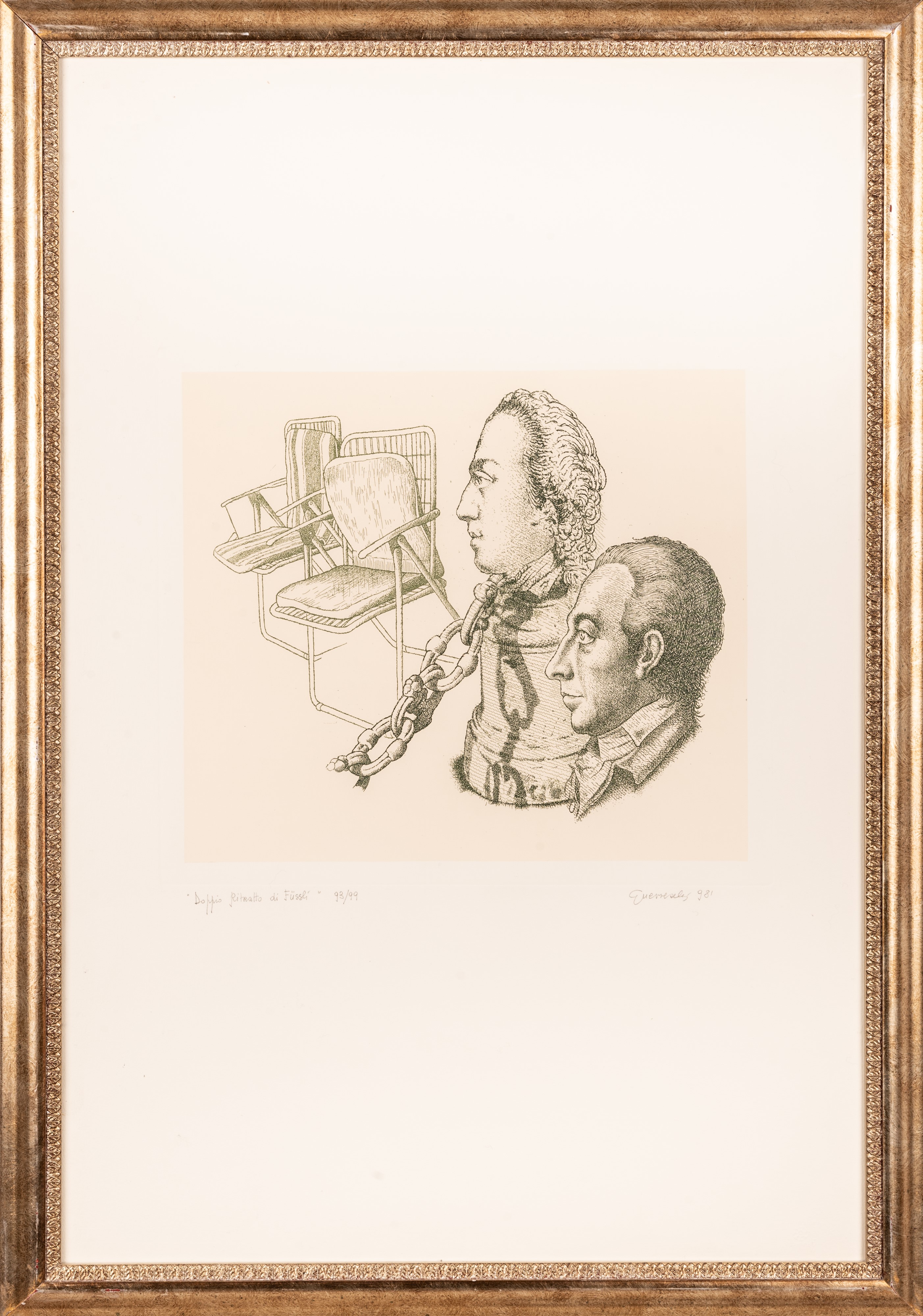 Giuseppe Guerreschi - Doppio Ritratto di Fussli