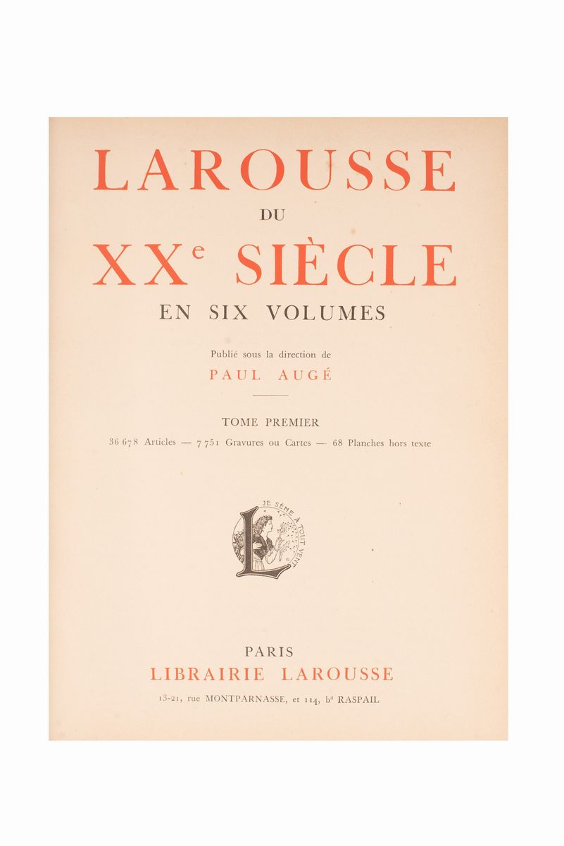 Larousse Du Xxe Siècle