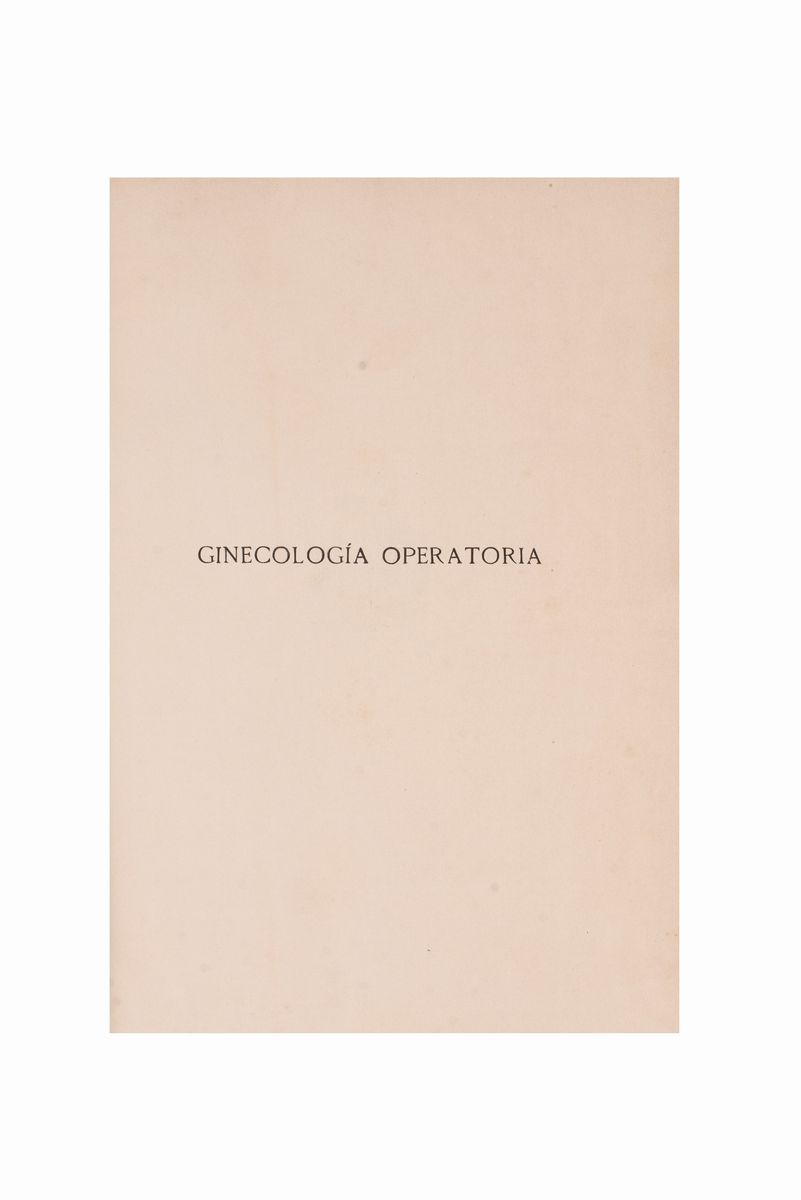 Ginecología Operatoria