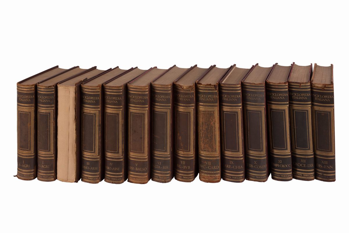 Aa: Vv. Treccani. Enciclopedia Italiana Scienze Lettere Arti