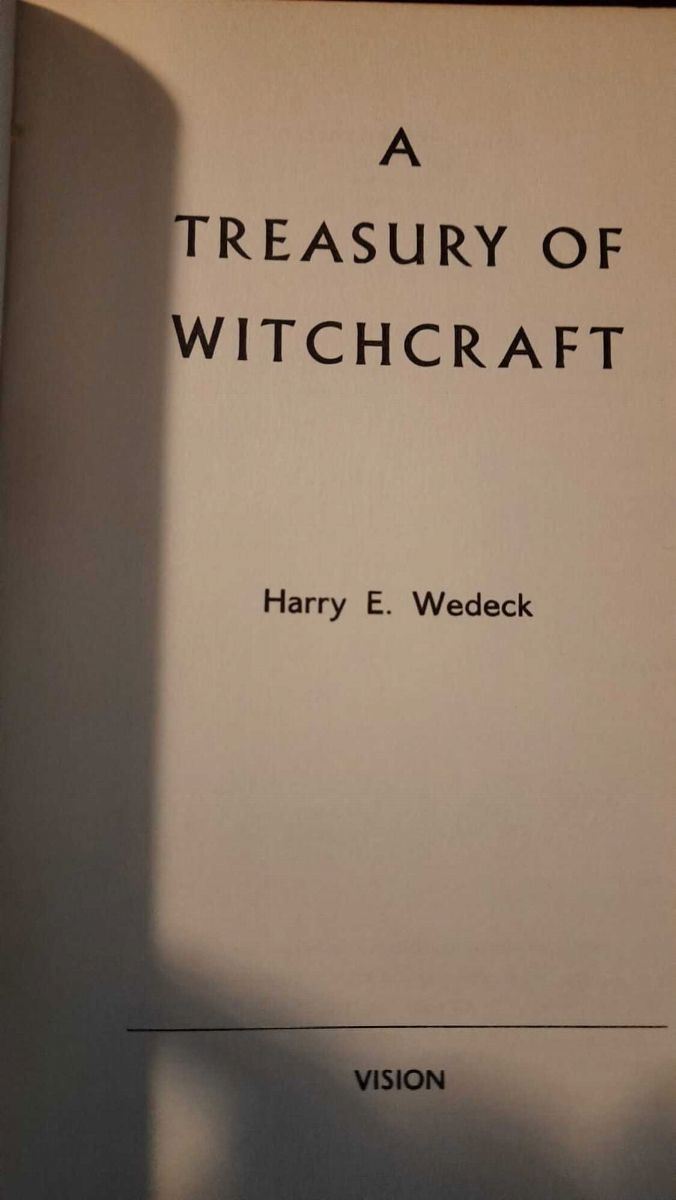 Treasury Of Witchcraft
