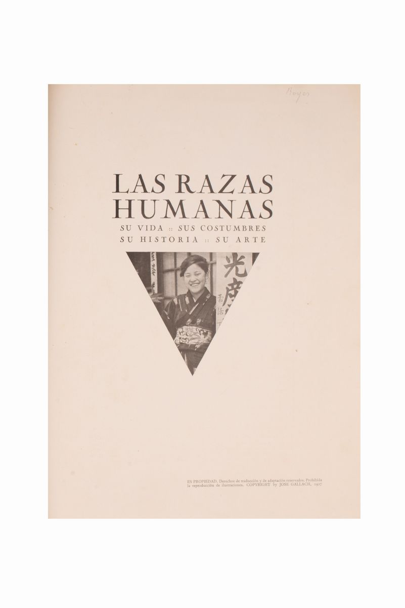 Las Razas Humanas: su Vida, Sus Costumbres, su Historia, su Arte.