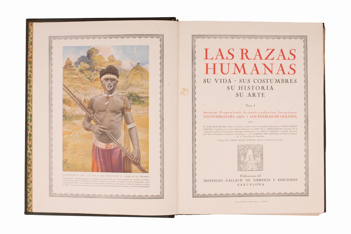 Las Razas Humanas: su Vida, Sus Costumbres, su Historia, su Arte.