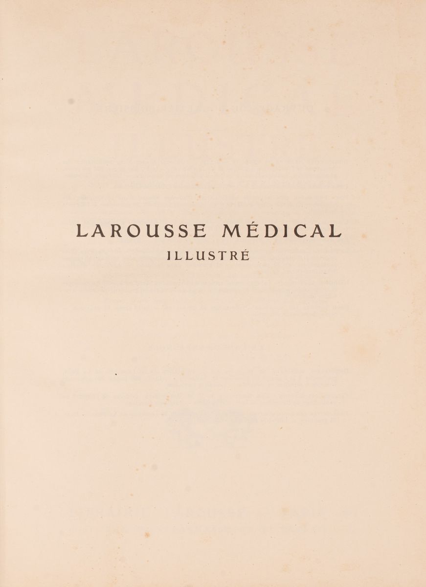 Larousse Medical Illustrated