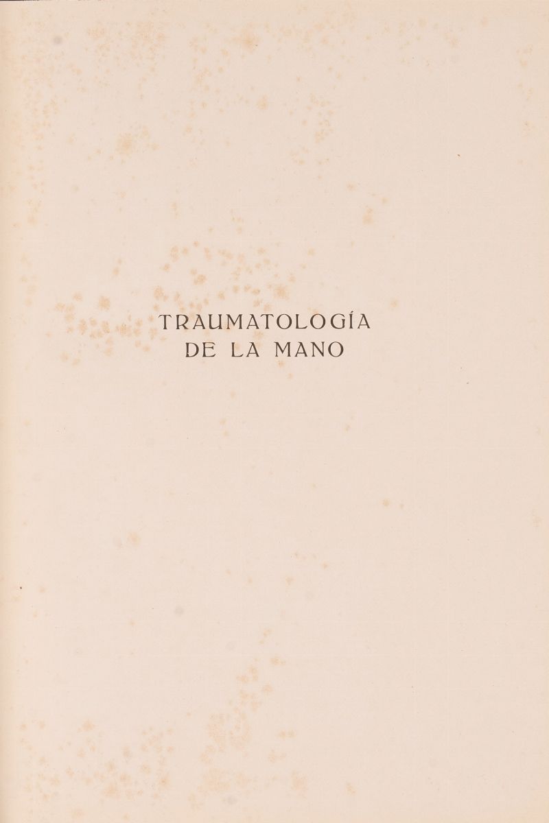 Traumatología De la Mano