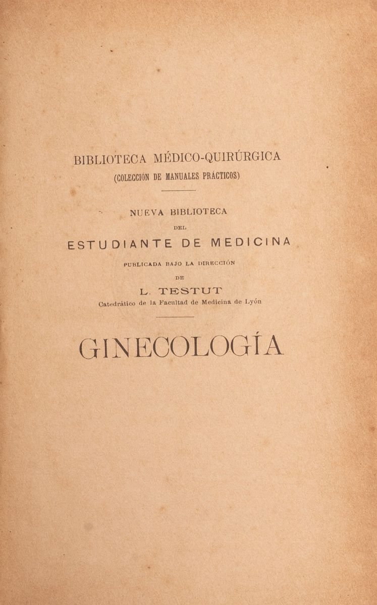 Manual De Ginecologia Por El Dr. Andres Bousier