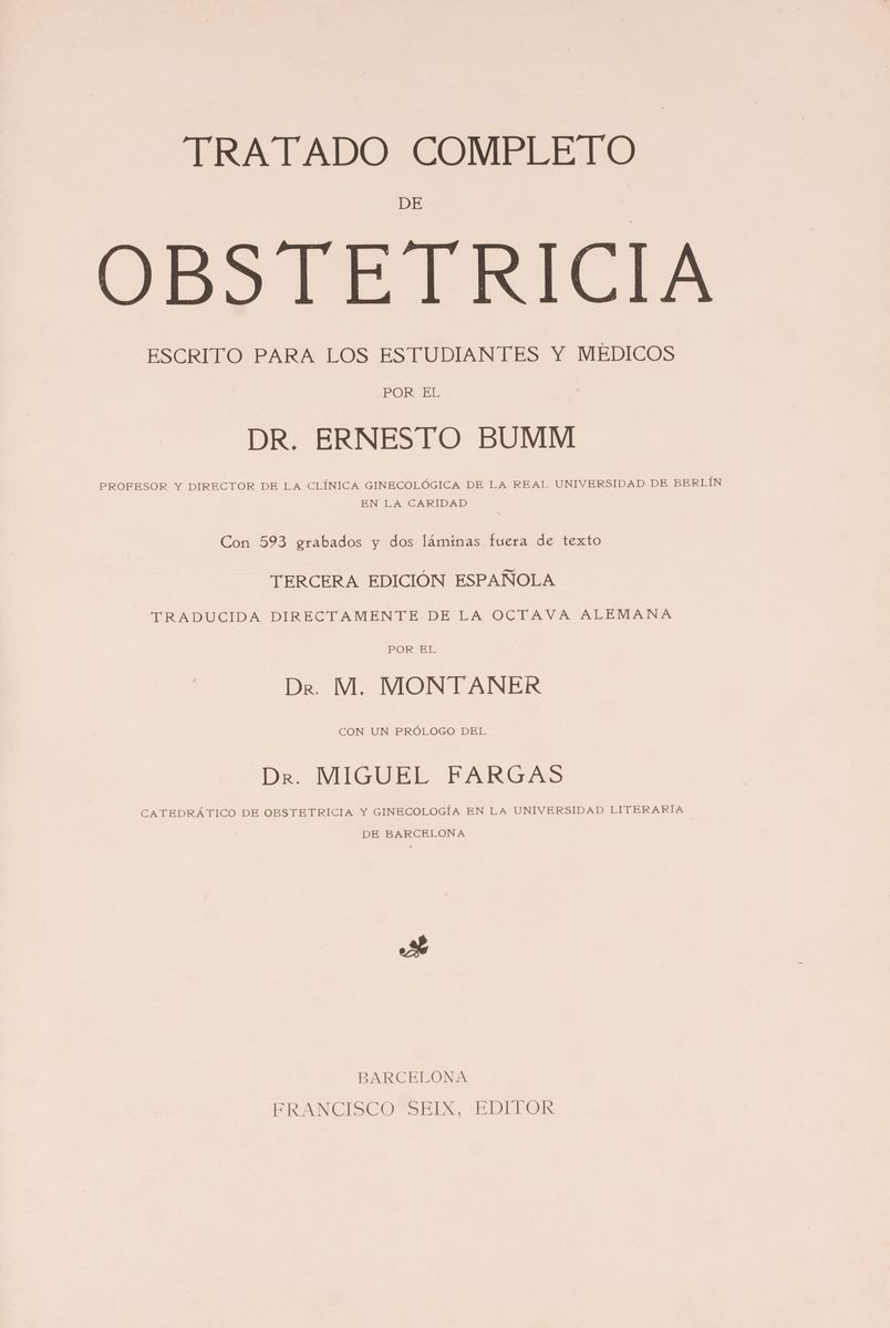 Tratado Completo De Obstetricia Escrito Para Los Estudiantes Y Médicos