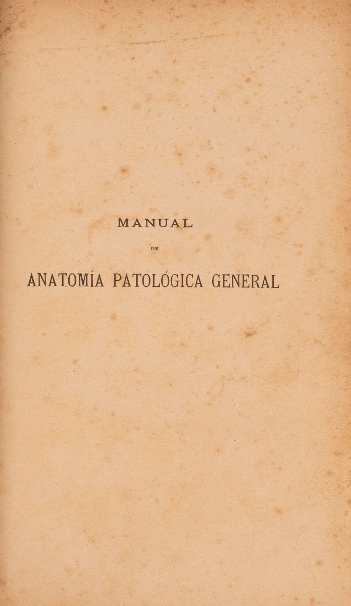 Manual De Anatomía Patológica General