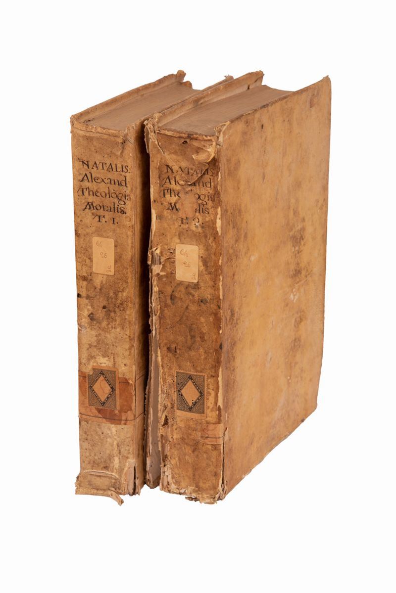 Lotto di Due Volumi: Theologhia Dogmatica Et Moralis 1734