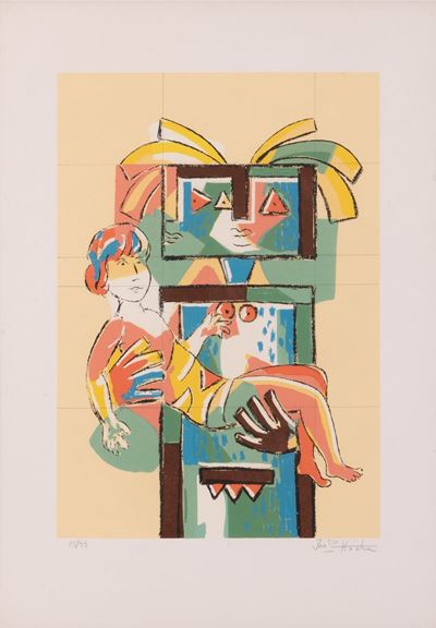 Composizione con Figura Femminile
