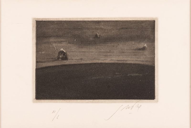 Piero Guccione - Paesaggio