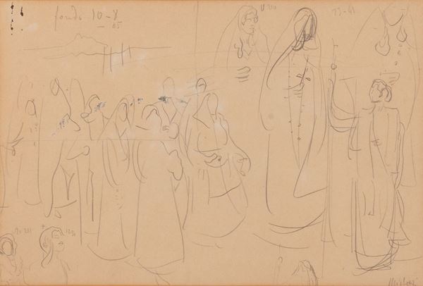 Francesco Paolo Michetti - Processione